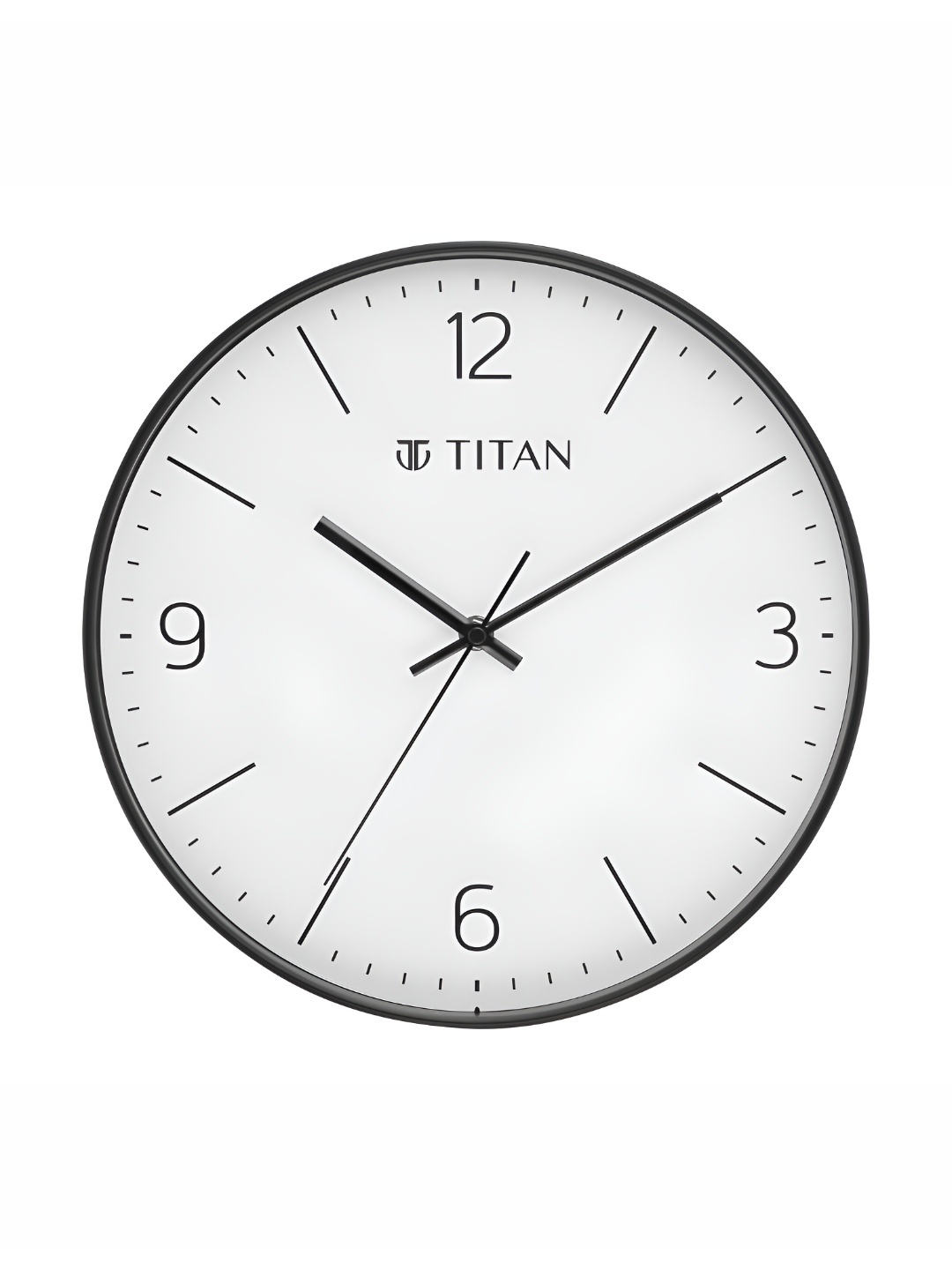

Titan White & Black Printed Contemporary Analogue Round Shaped Wall Clock