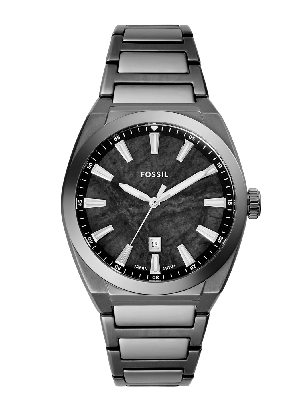 

Fossil Men Dial & Stainless Steel Straps Analogue Watch FS6075I, Black