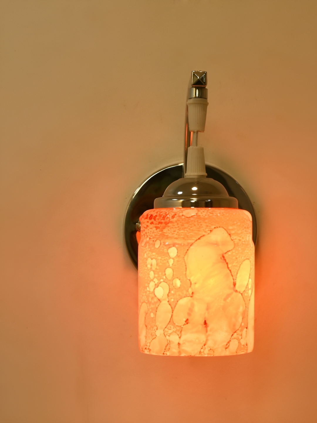 

Afast Orange Glass Traditional Rectangle Shaped Wall Lamp