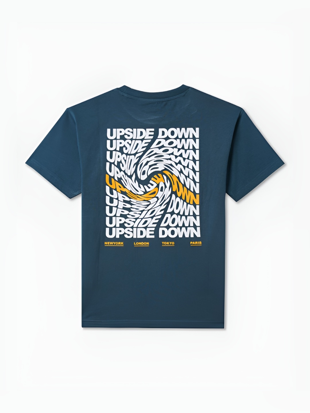 

R&B Boys Graphic Printed Round Neck Cotton T-shirt, Blue