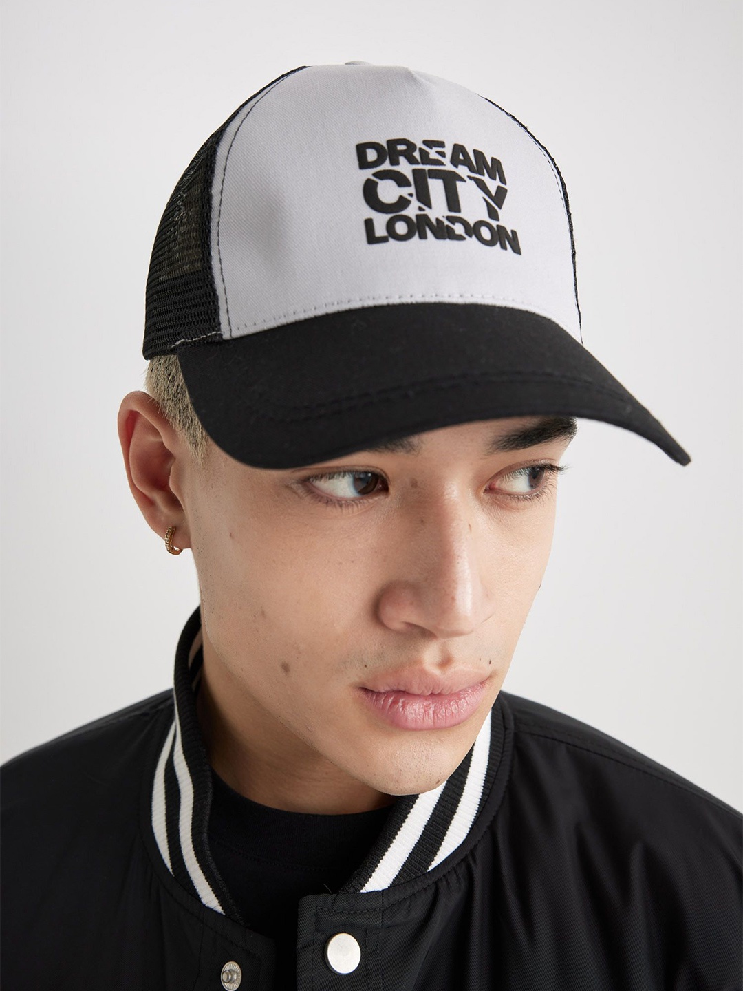 

DeFacto Men Printed Baseball Cap, White