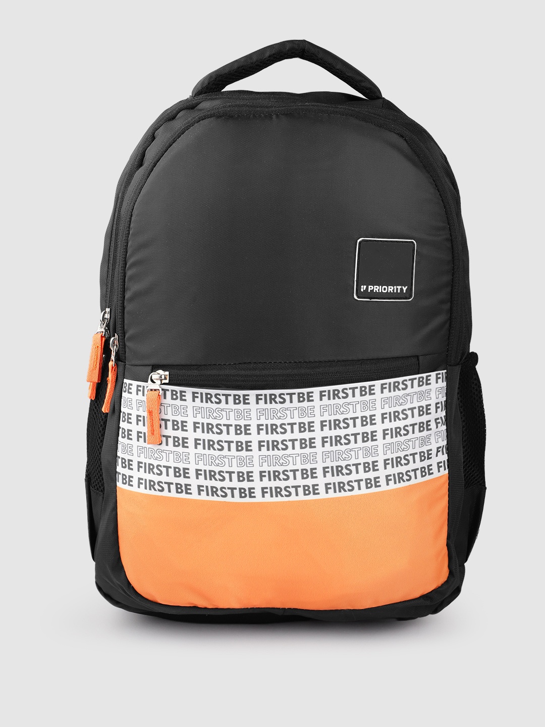 

Priority Unisex Typography Printed Laptop Backpack - 38 L, Black
