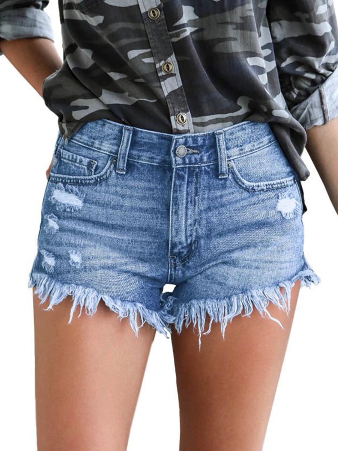 

StyleCast Women Denim Shorts, Blue