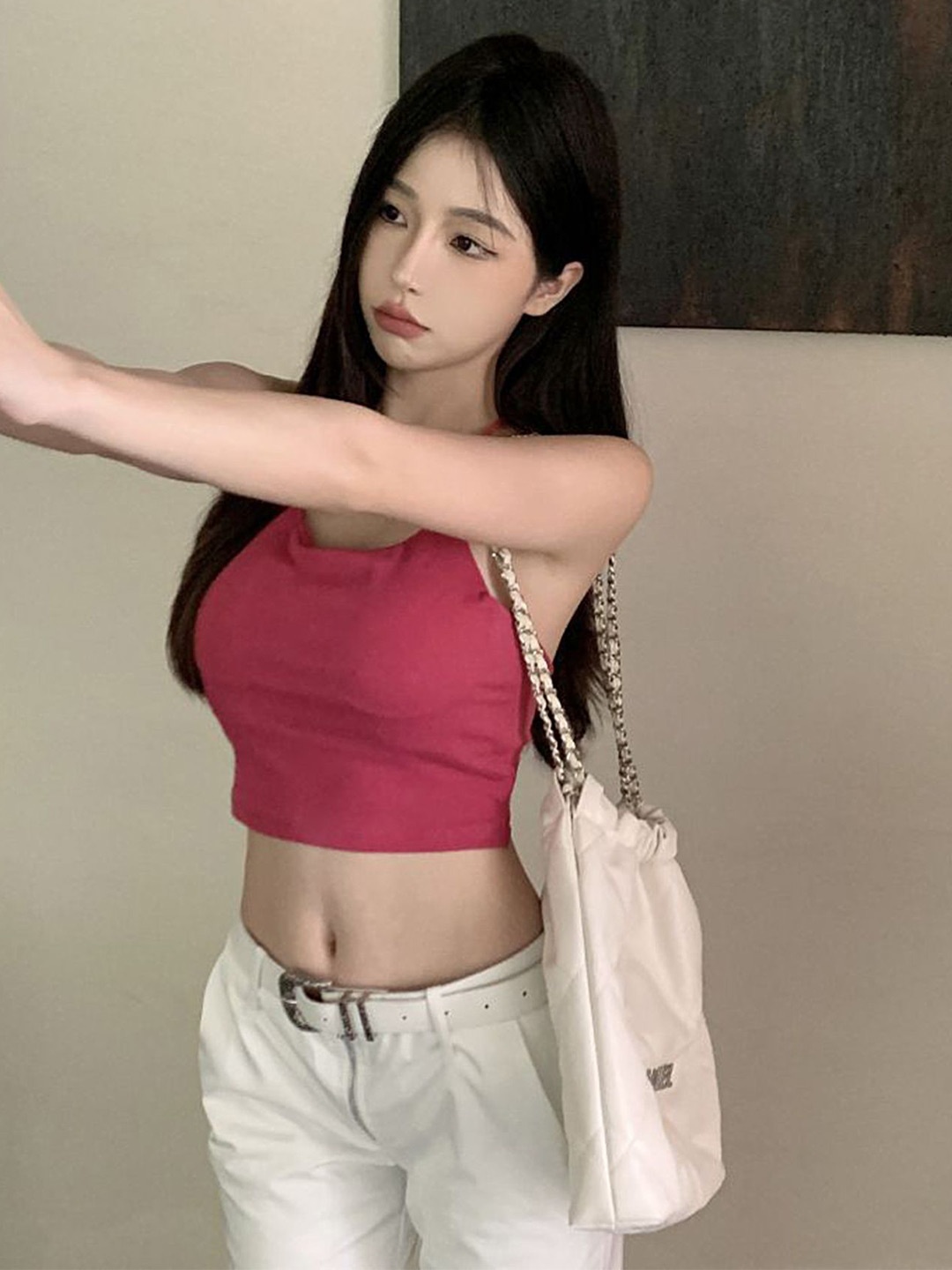 

LULU & SKY Crop Top, Rose