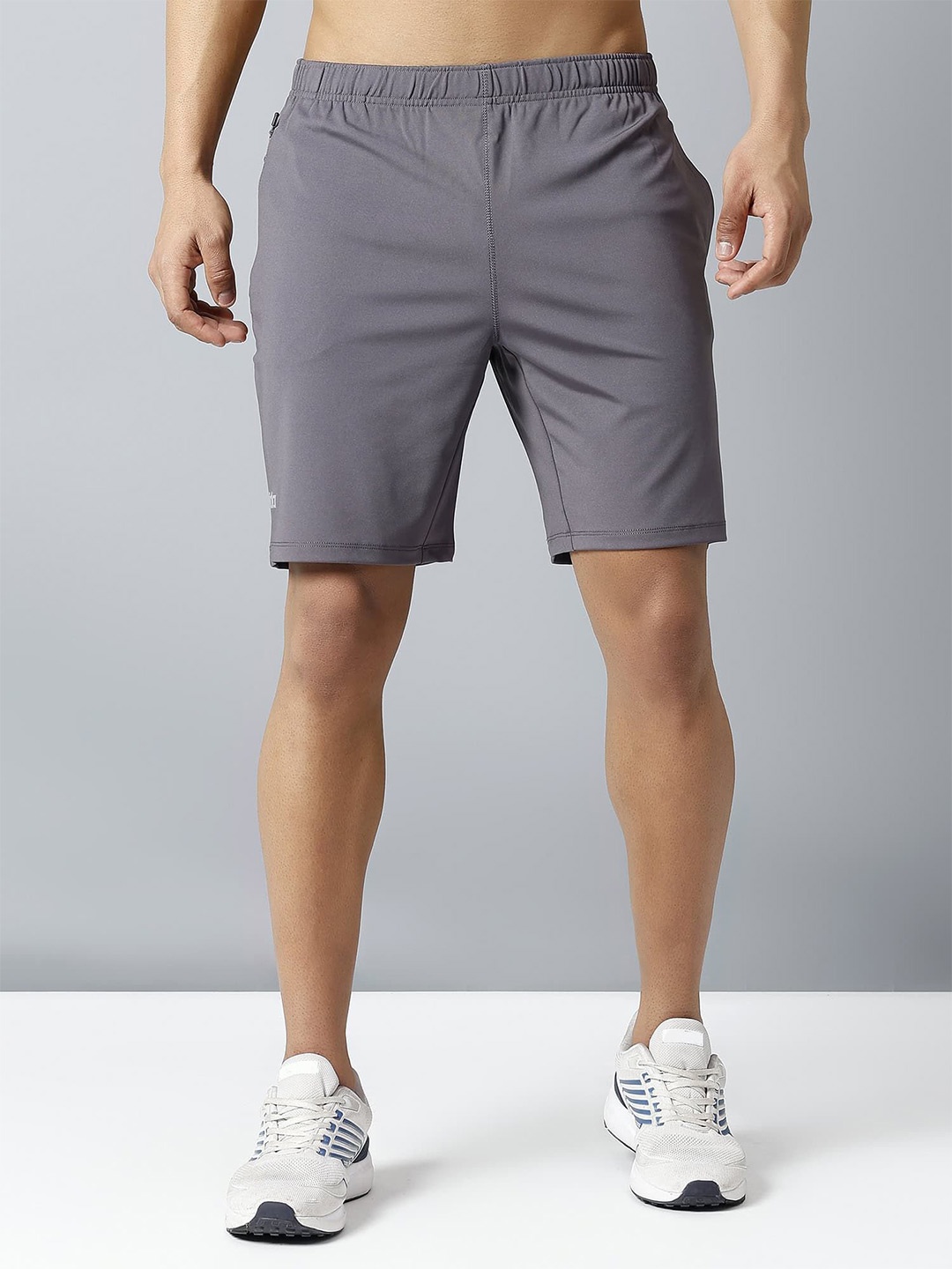 

DIDA Men Solid Outdoor Sports Shorts, Grey