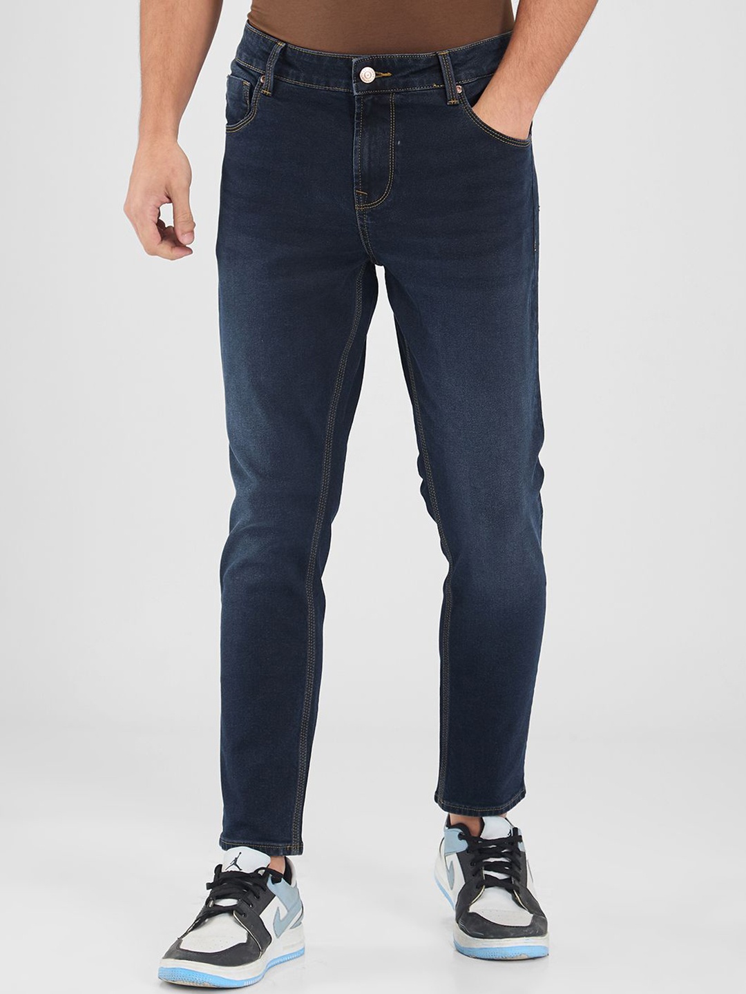 

SPYKAR Men Slim Fit Light Fade Stretchable Jeans, Blue