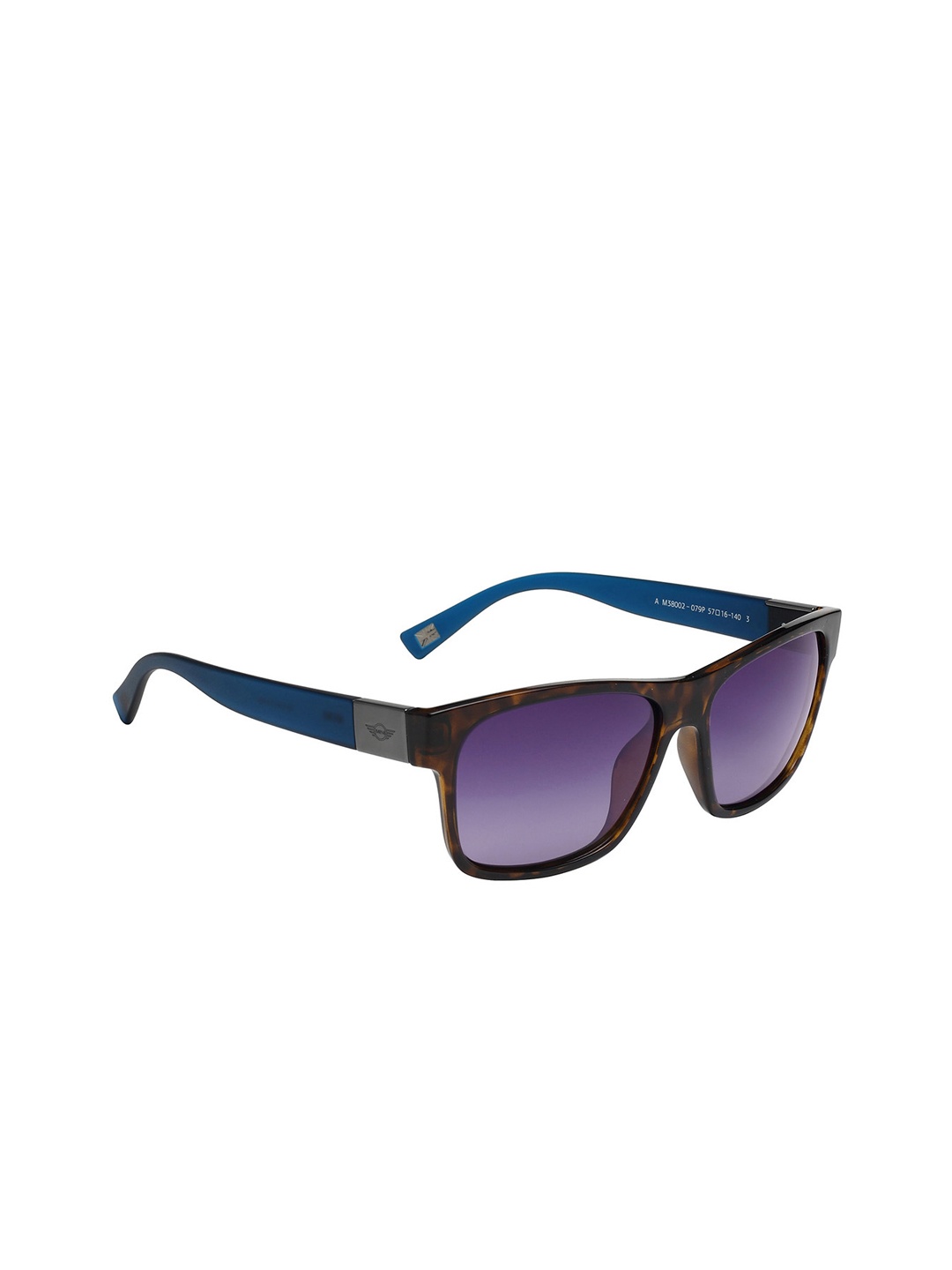 

MINI Cooper Unisex Square Sunglasses with UV Protected Lens -M38002-079P PUR 57 S, Purple