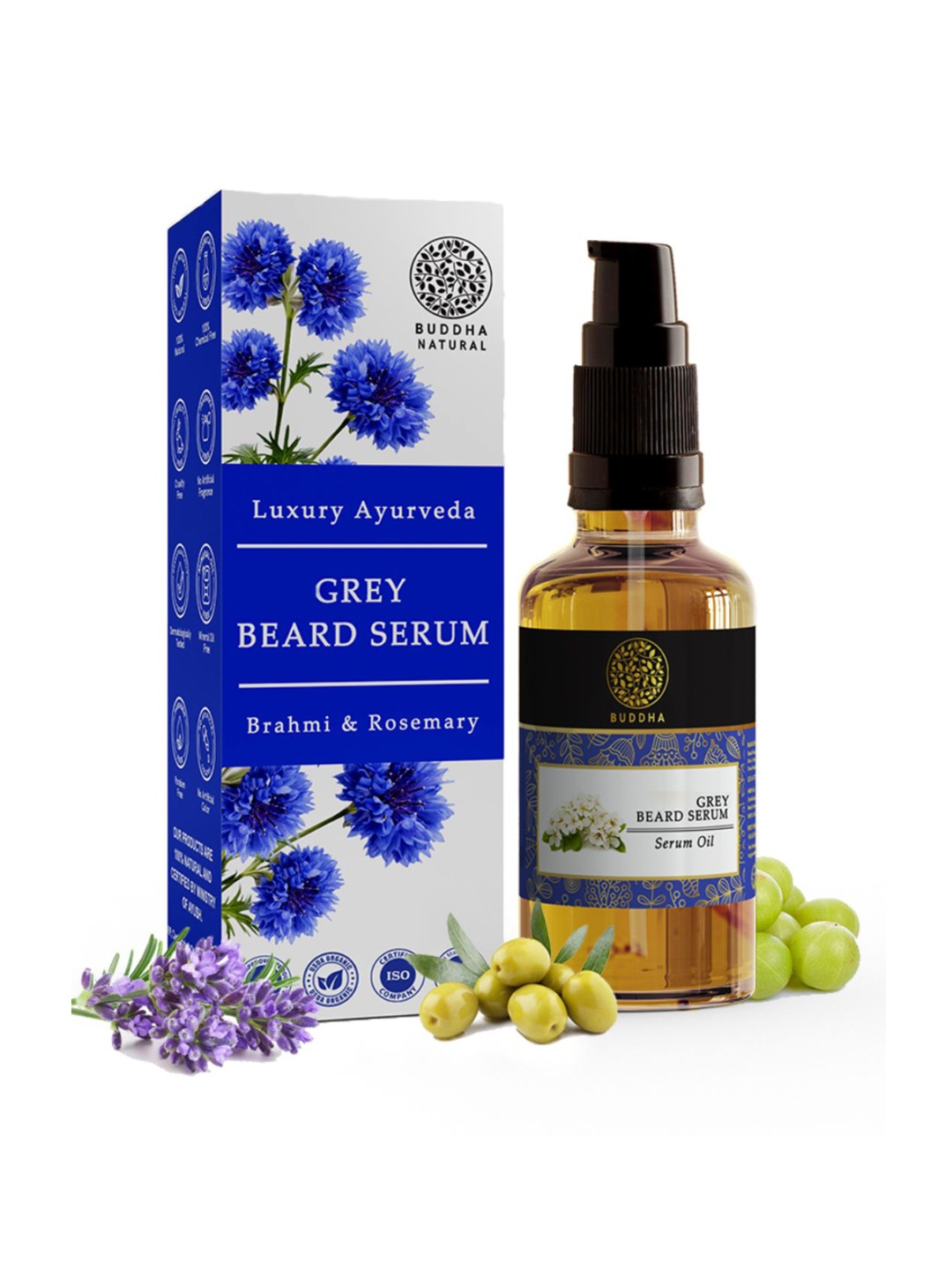 

BUDDHA NATURAL Anti-Grey Beard Serum - 25 ml, Yellow