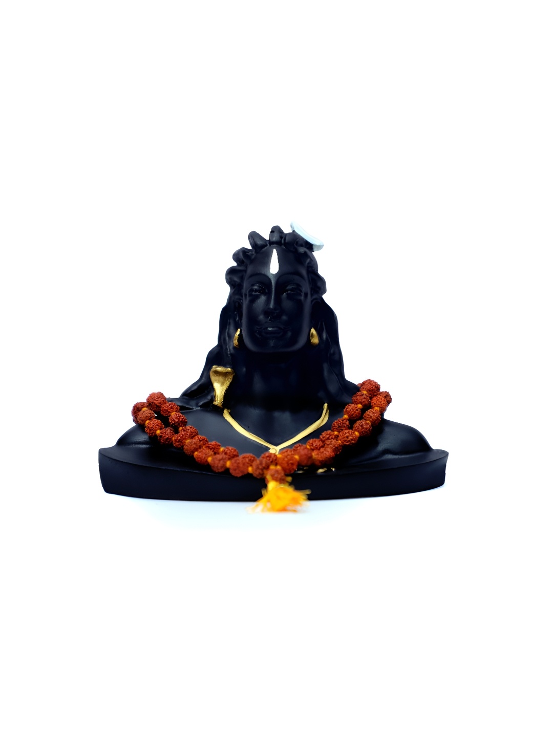 

FASHIYANOO Black & Gold Toned Aadi Yogi Idol Showpiece