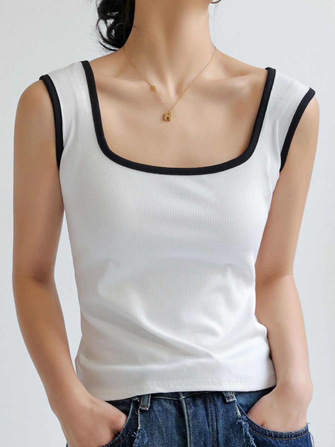 

LULU & SKY Tank Top, White