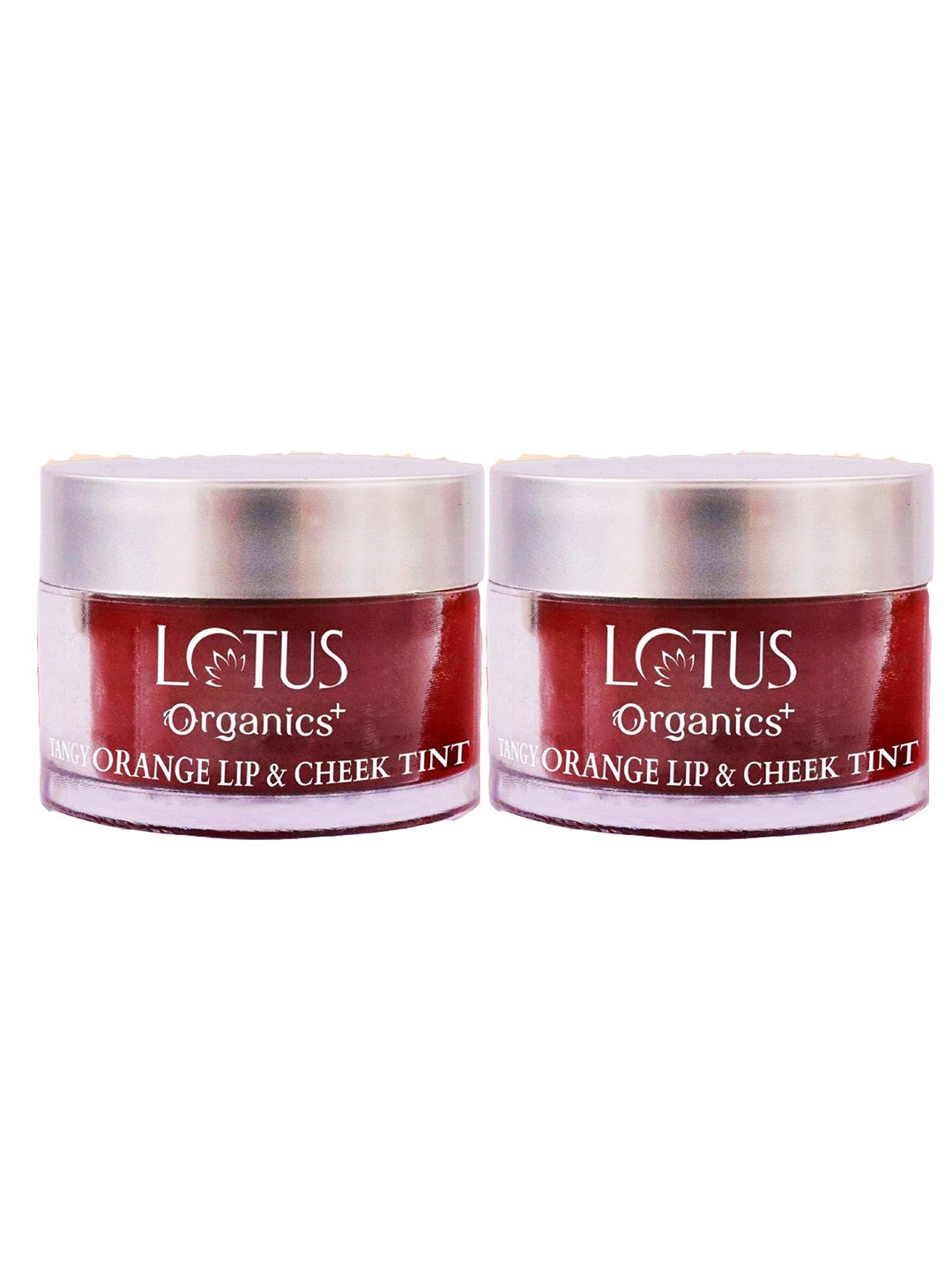 

Lotus Organics+ Set Of 2 Tangy Orange Lip & Cheek Tint - 10g Each