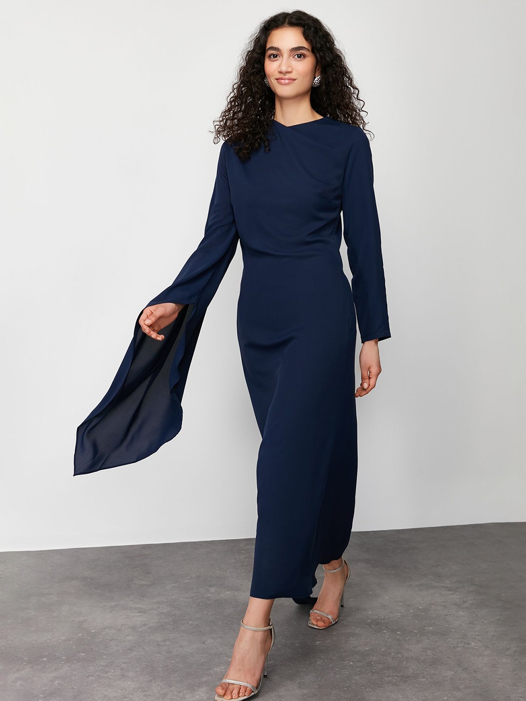 

Trendyol Maxi New Basics Dress, Navy blue