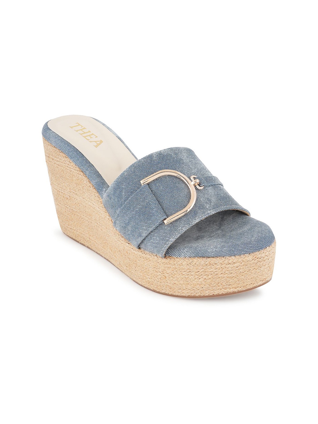 

Thea Platform Sandals, Blue