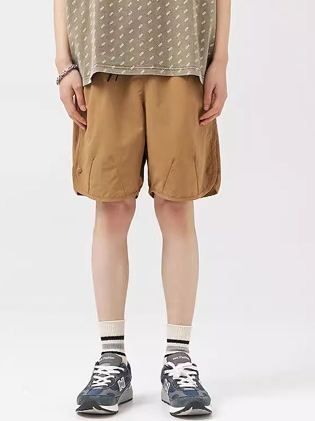 

StyleCast Men Solid Loose Fit Regular Shorts, Brown