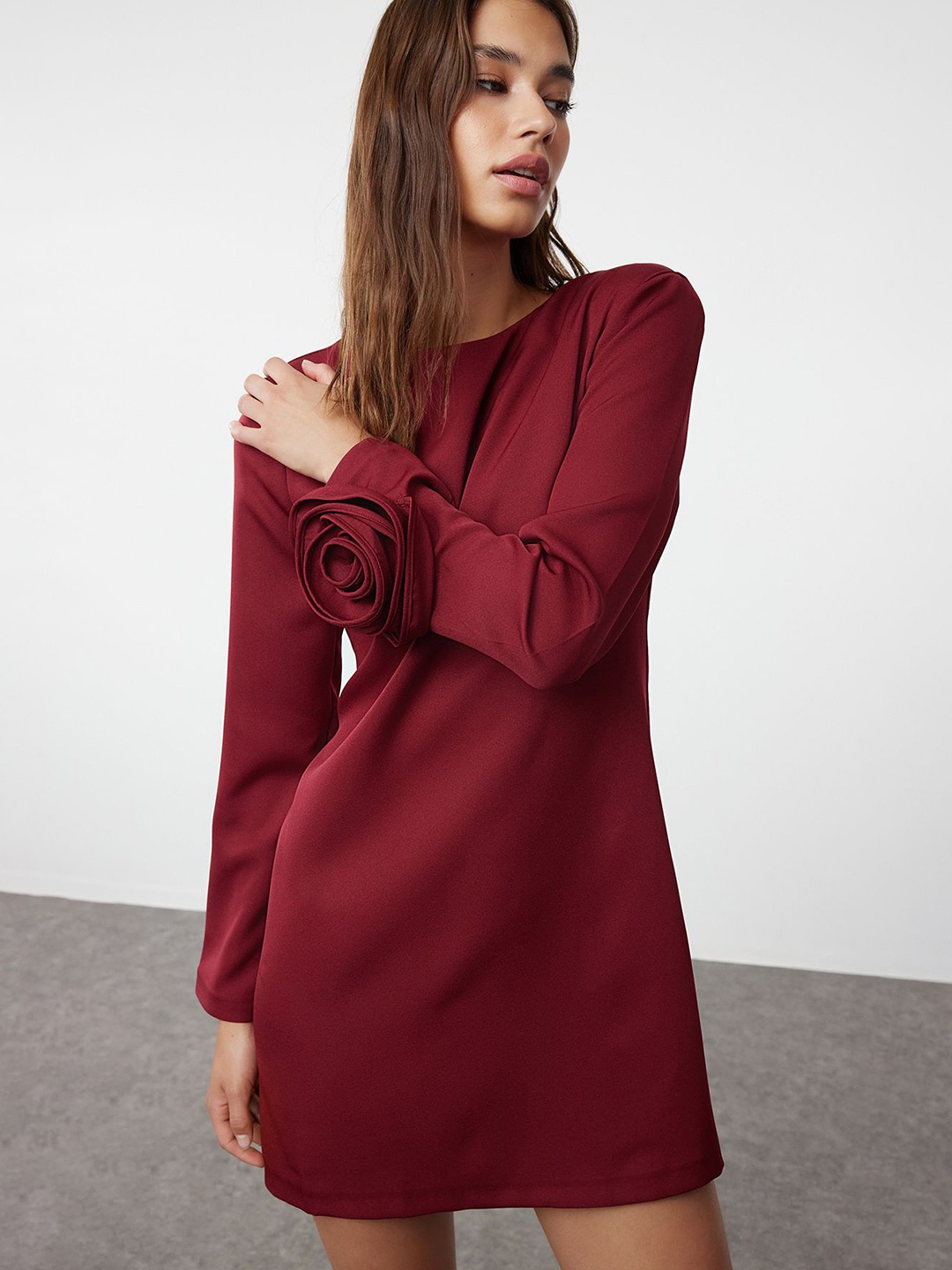 

Trendyol Sheath Dress, Maroon