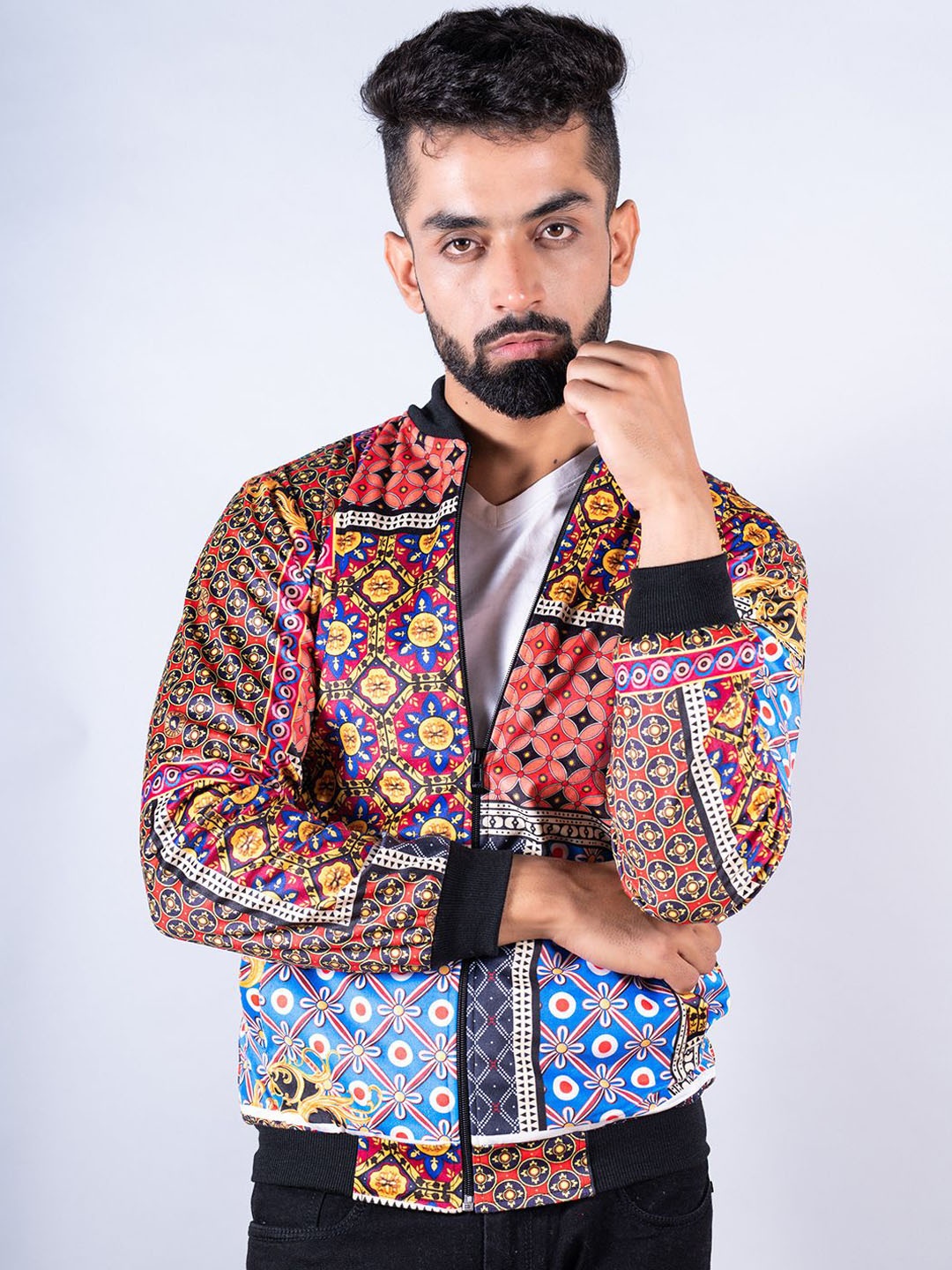 

Tistabene Men Bomber Jacket, Multi