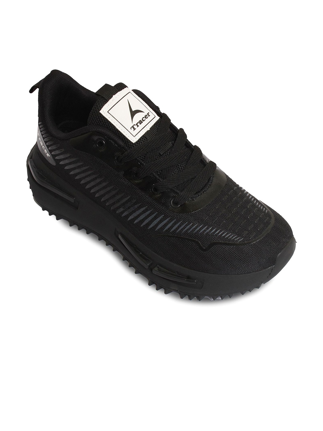 

TRACER Men Velcro Round Toe Sneakers for Easy On-Off and Convenient Daily Use, Black