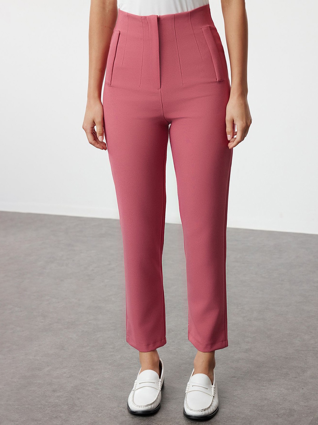 

Trendyol Women Trousers, Pink
