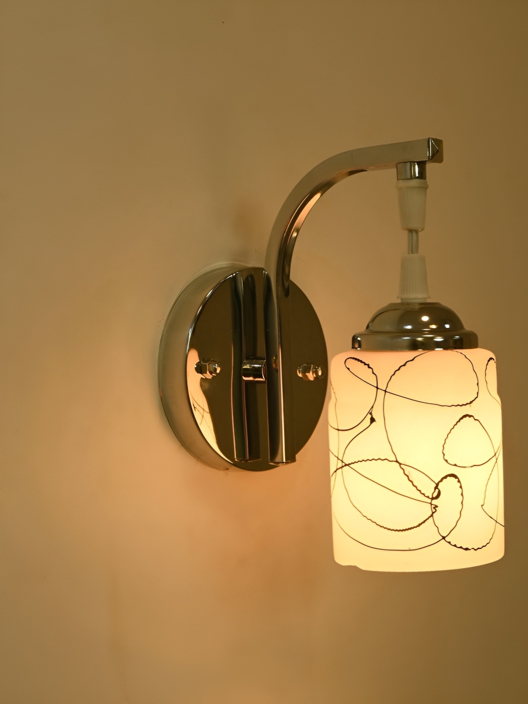 

Afast White & Black Glass Traditional Rectangle Shaped Wall Lamp