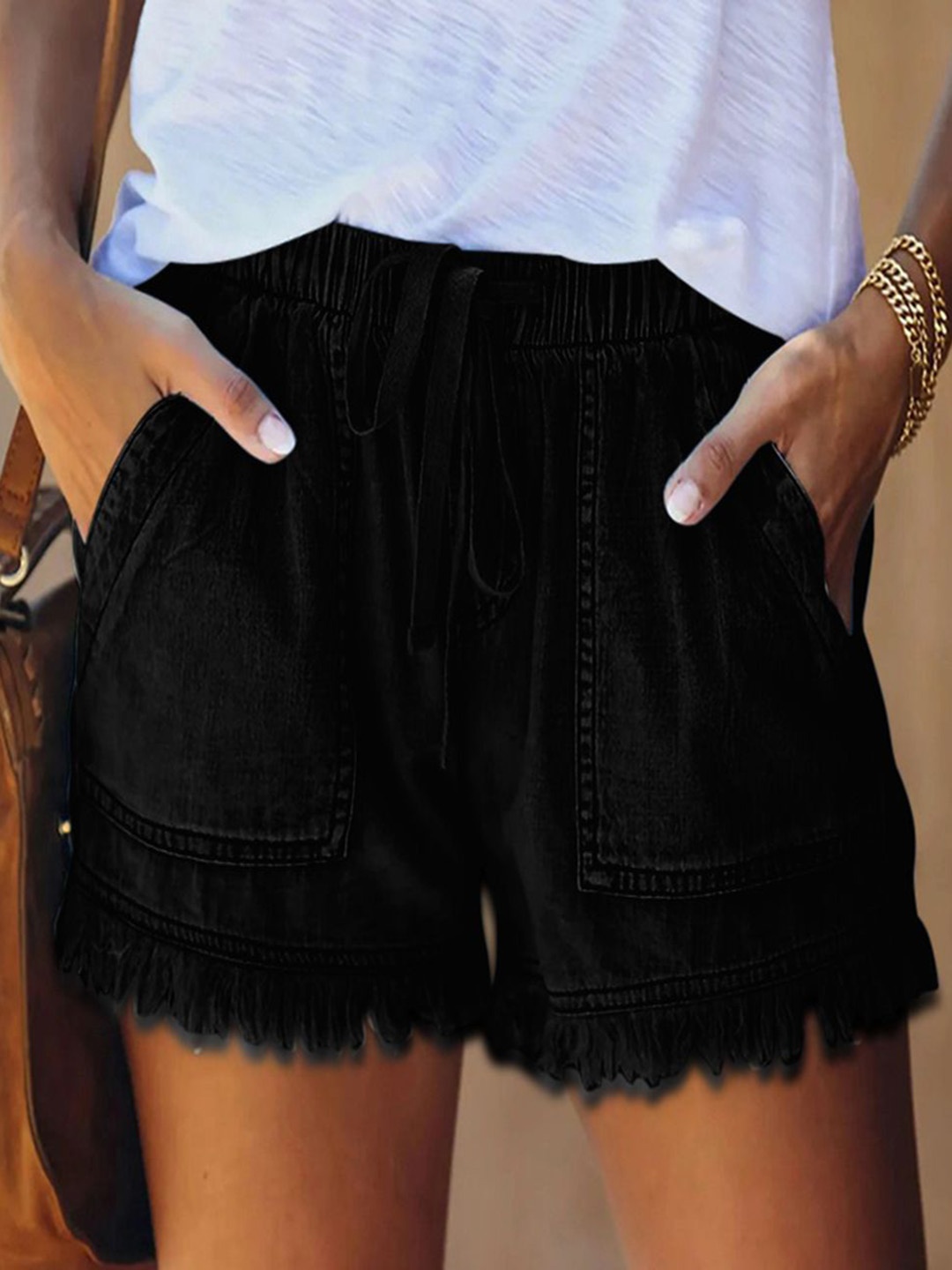 

StyleCast Women Shorts, Black