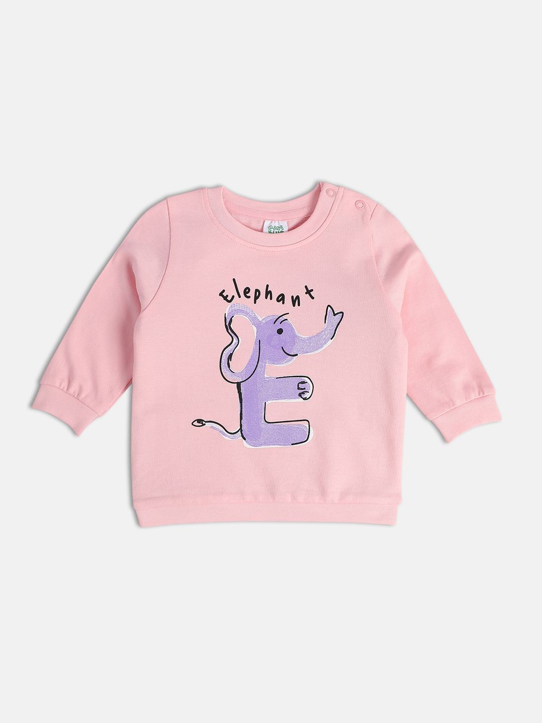 

MINI KLUB Girls Printed Sweatshirt, Pink