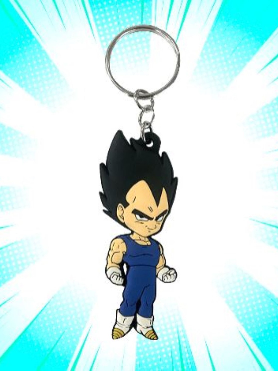 

Entertainment Store Dragon Ball Dbz Vegeta Keychain, Navy blue