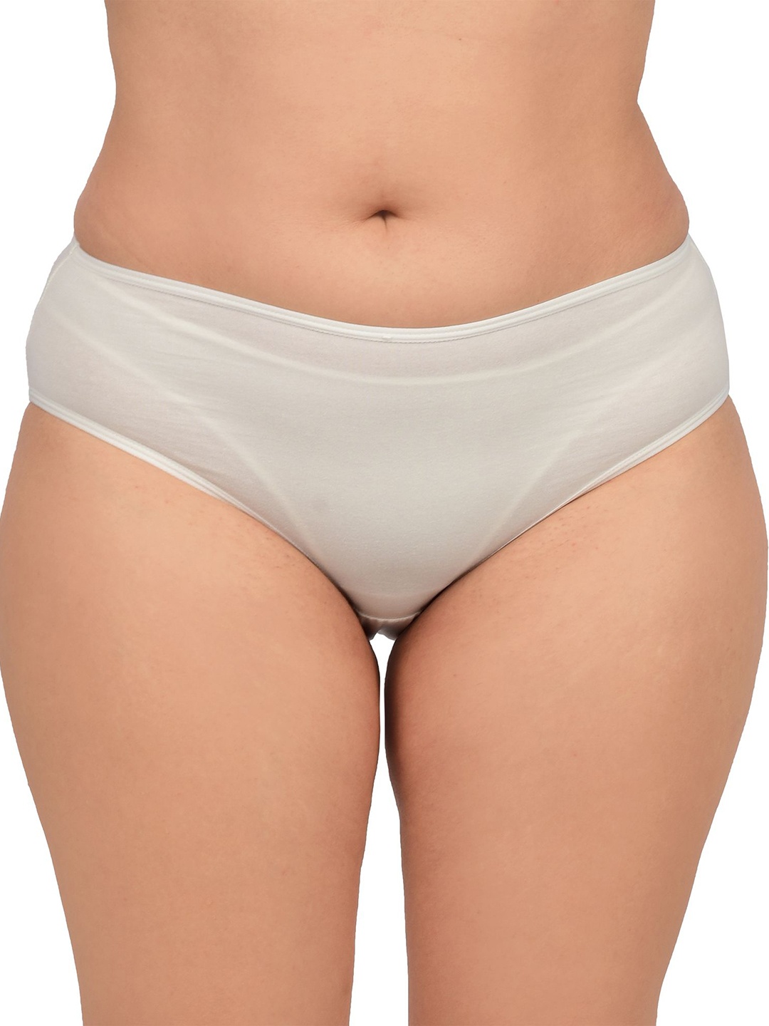 

bare dezire High Cut Seamless Mid Rise Bikini BriefsBZ_PNTY_84_OFFWHITE_M, Off white