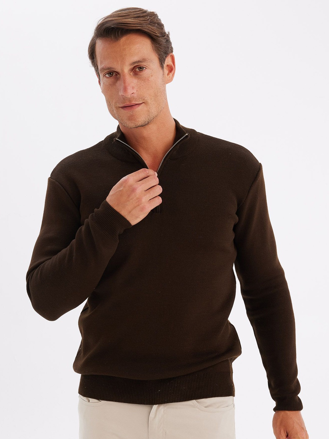 

DeFacto Men Pullover, Brown