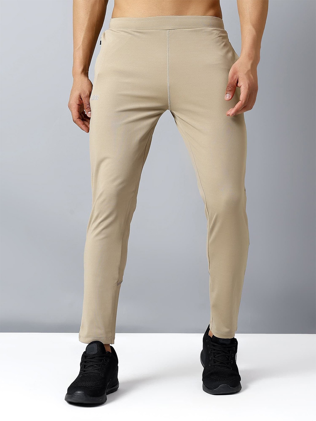 

DIDA Dry-Fit Mid-Rise Track Pants, Beige