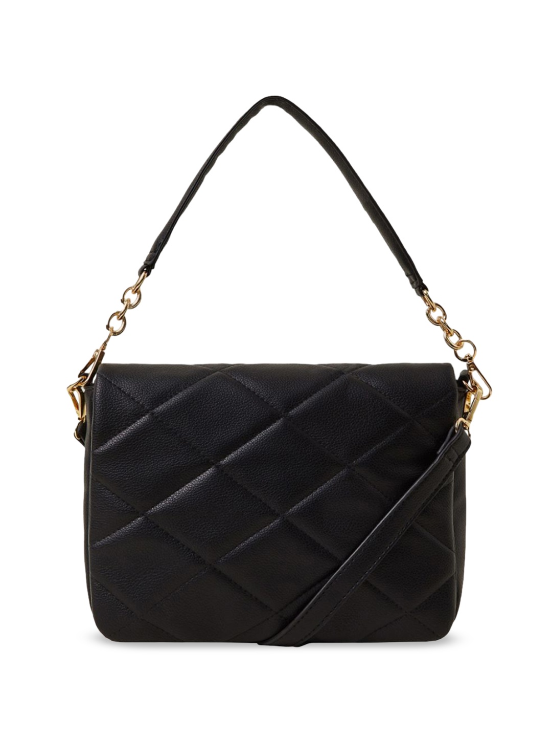 

Accessorize PU Sling Bag with Quilted, Black