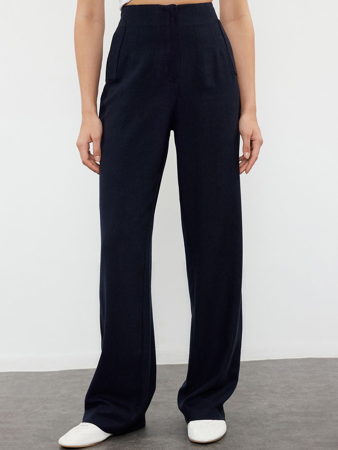 

Trendyol Women Trousers, Black
