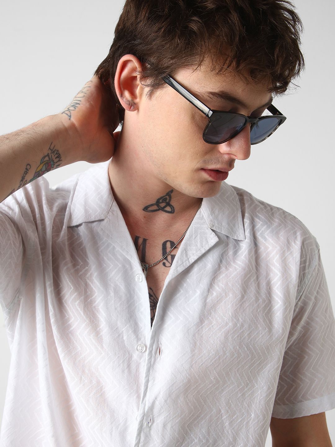 

VASTRADO Men Classic Opaque Casual Shirt, White