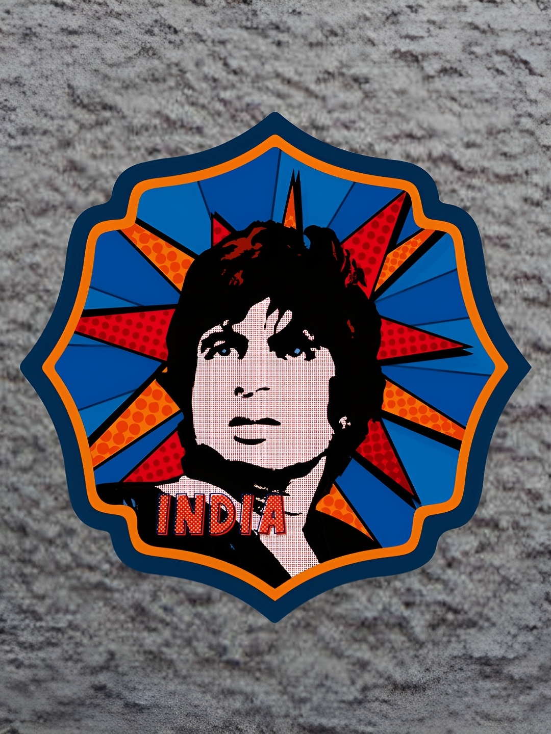 

MAATIR DESIGNS Blue & Black Amitabh Bachchan Magnet