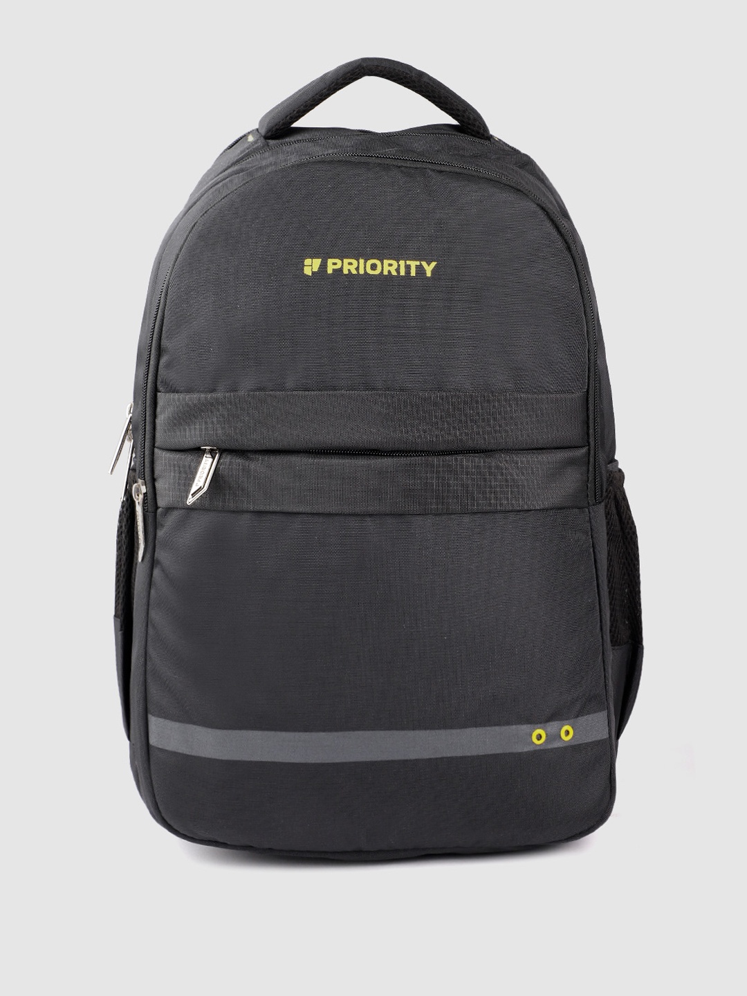 

Priority Unisex Brand Logo Printed Laptop Backpack - 42 L, Black