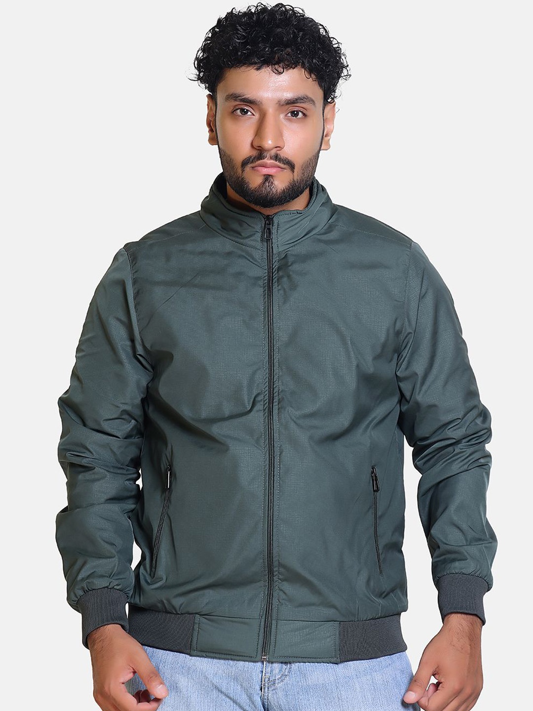 

BAESD Men Windcheater and Water Resistant Outdoor Bomber Jacket, Teal