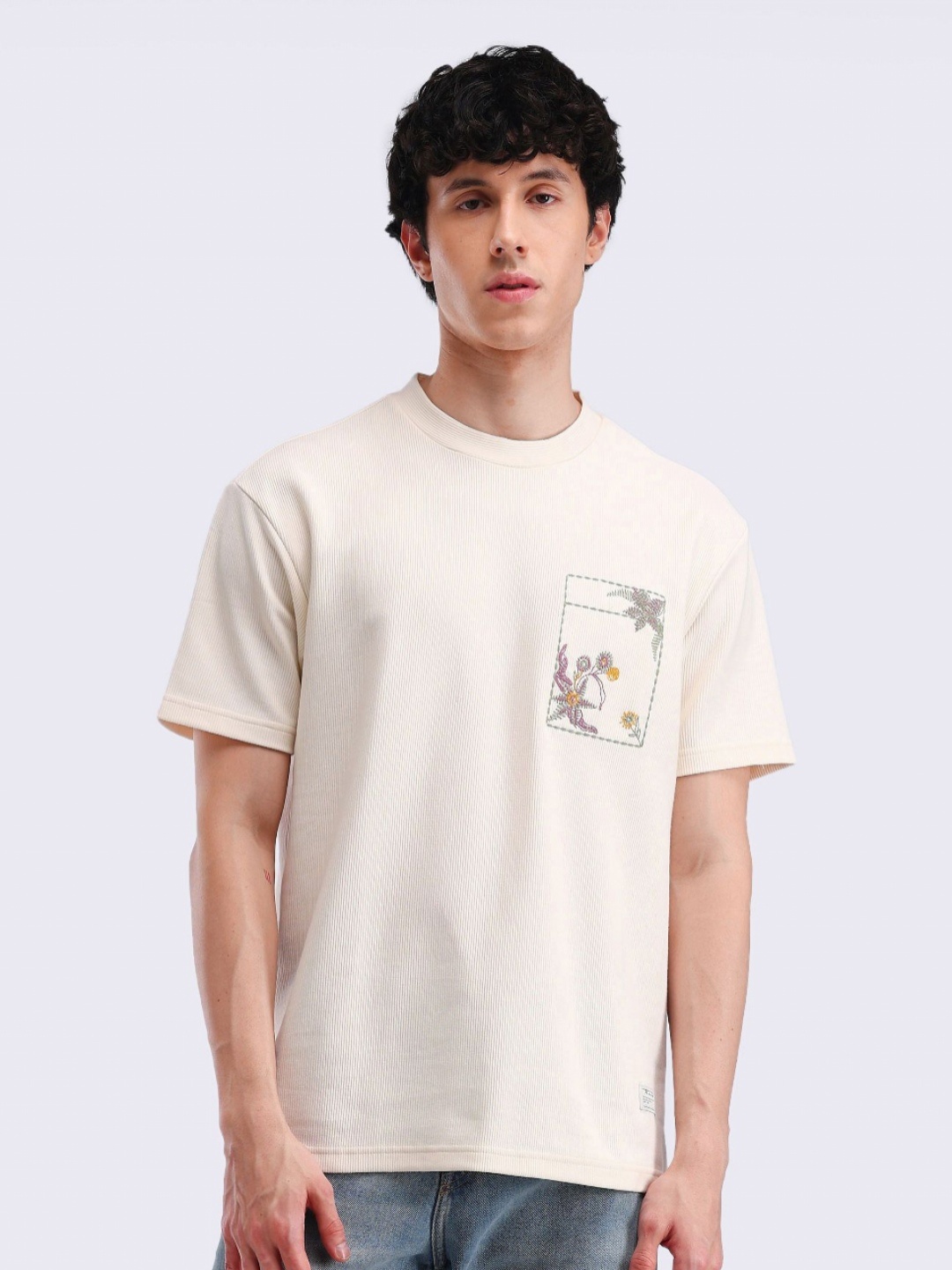 

Flying Machine Men T-shirt, White