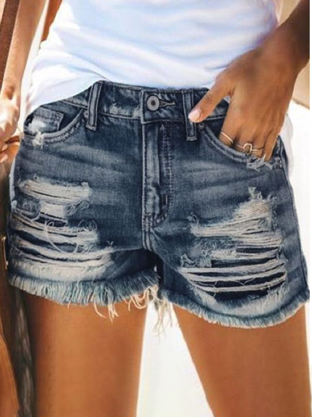 

StyleCast Solid Women Shorts, Blue