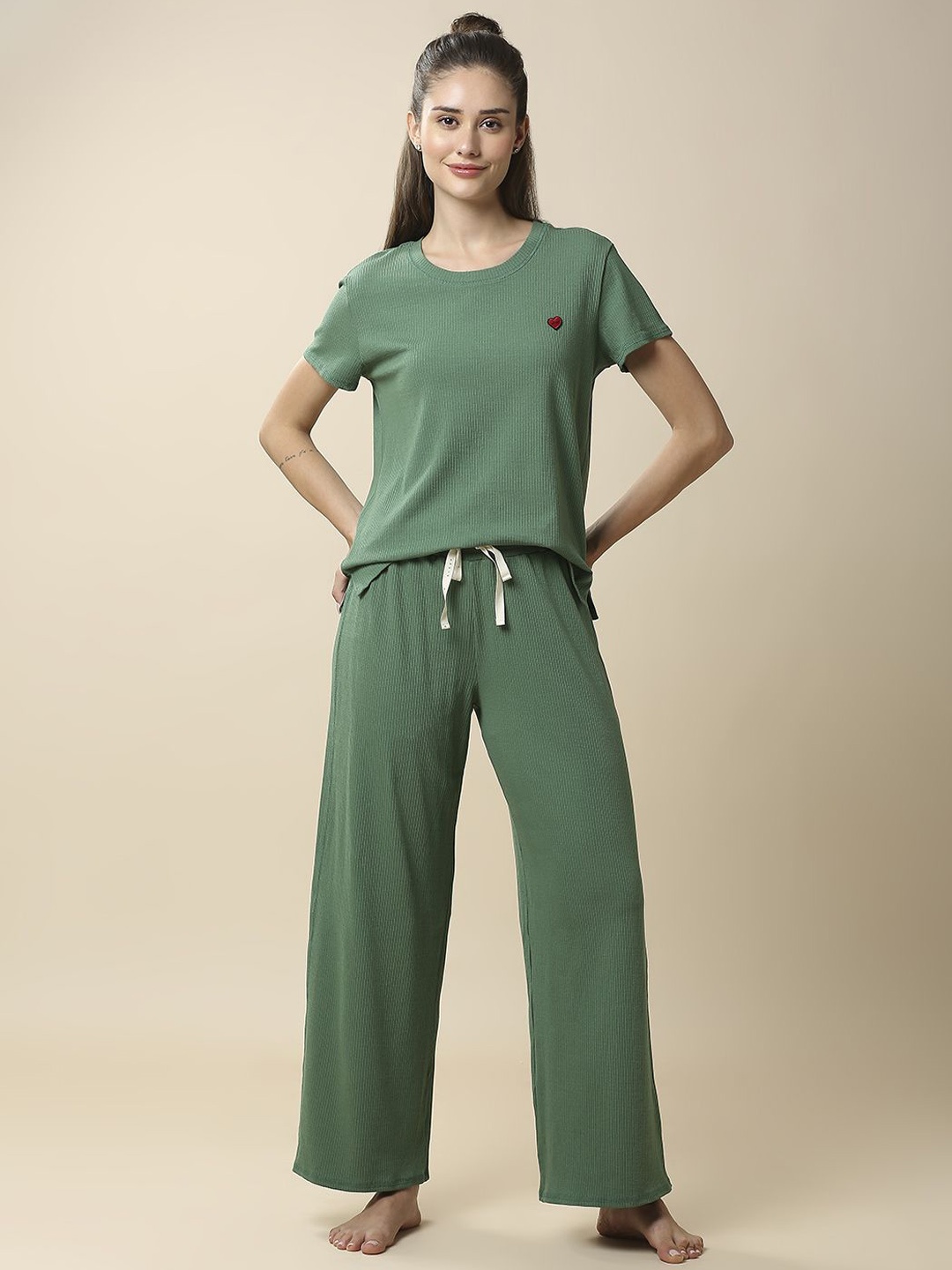 

Chemistry Women Night suit, Green