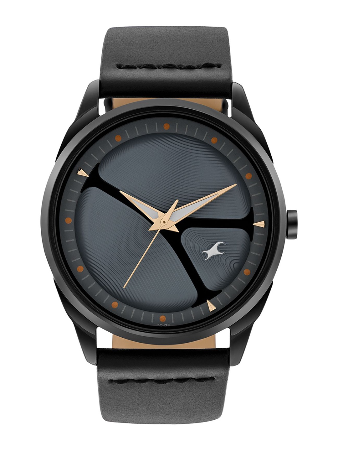 

Fastrack Women Brass Dial & Leather Straps Analogue Watch 3273NL04, Grey