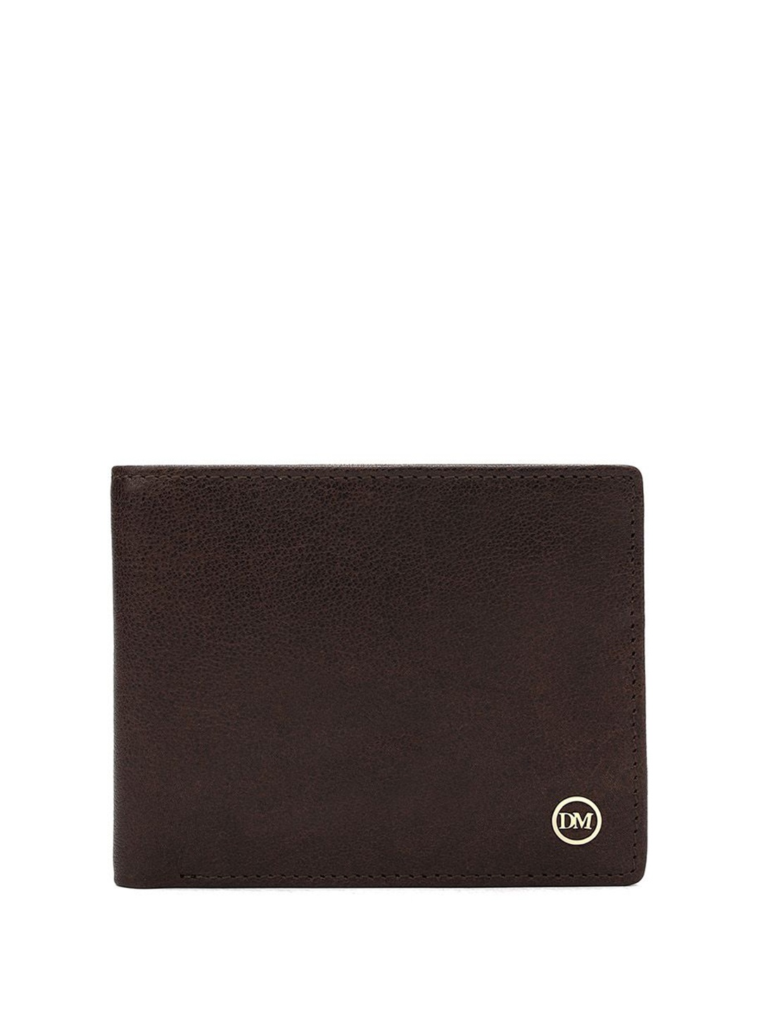 

Da Milano Men Solid Leather Two Fold Wallet, Brown