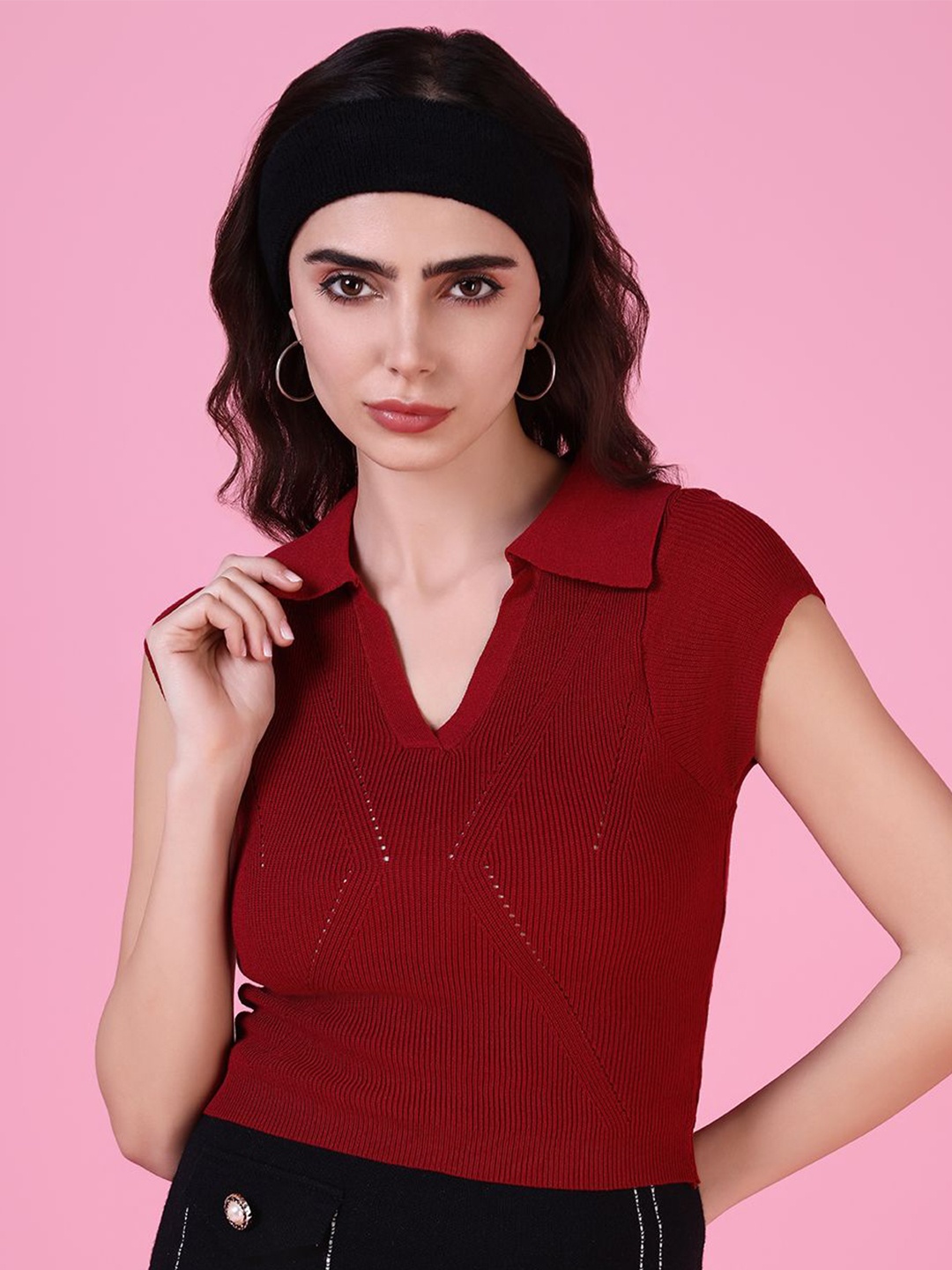 

SHOWOFF Top, Red