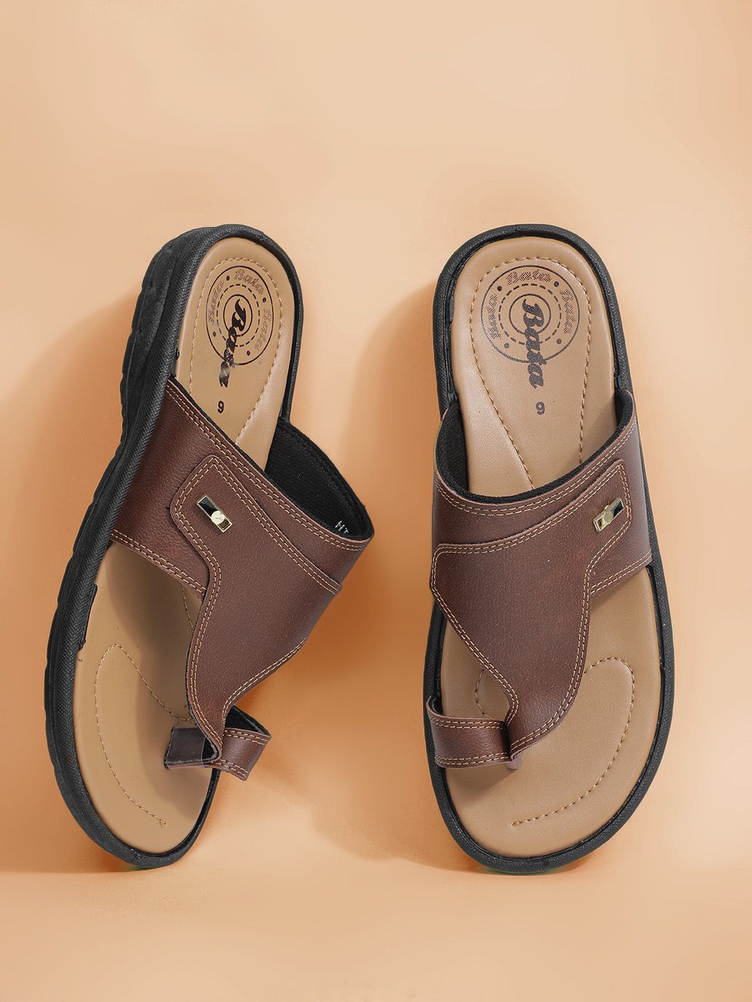 

Bata Men Comfort Sandals, Brown