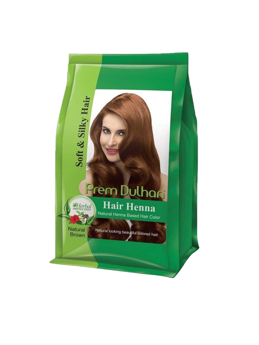 

Prem Dulhan Hair Henna Natural Henna Based Hair Color 125g - Natural Brown