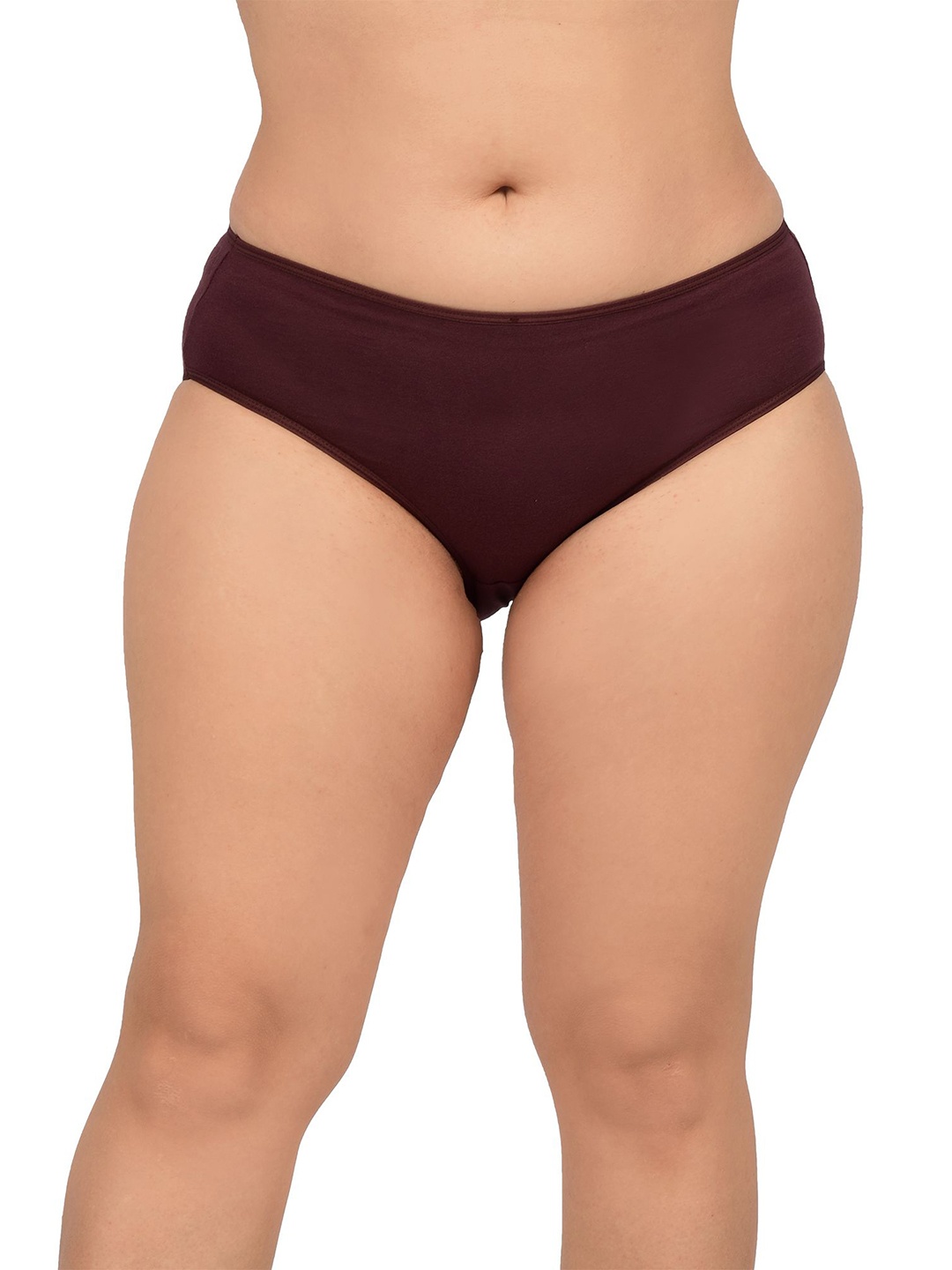 

bare dezire Mid-Rise Seamless Basic Briefs, Brown