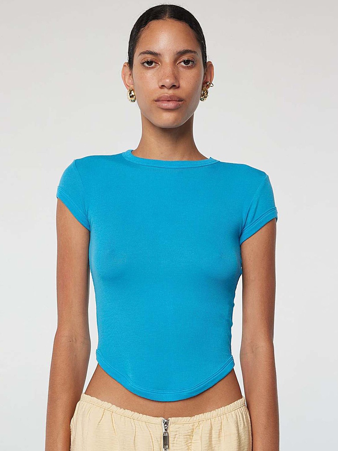 

LULU & SKY Top, Turquoise blue
