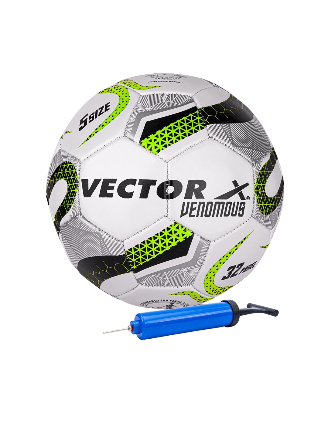 

VECTOR X Textured Unisex Footballs, White