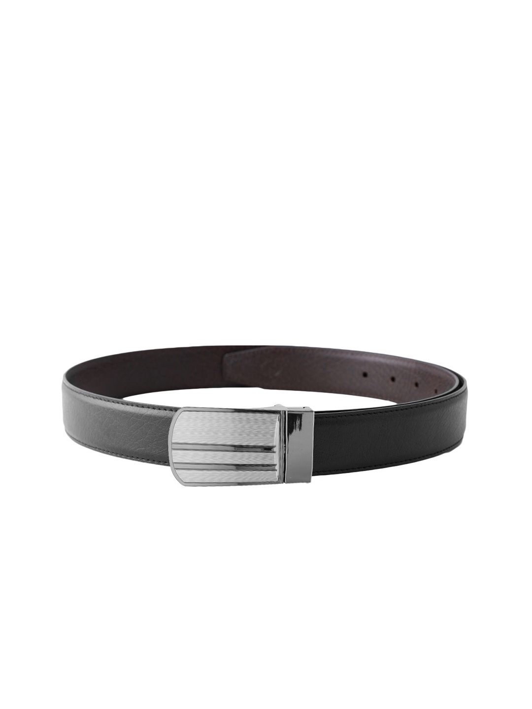 

SAZARA Men Textured Leather Belt, Black