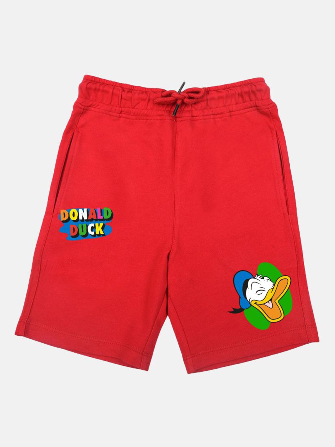 

YK Disney Boys Regular Fit Mickey & Friends Outdoor Shorts, Red