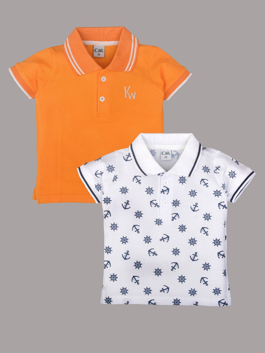 

BAESD Boys 2 Printed Polo Collar T-shirt, Gold