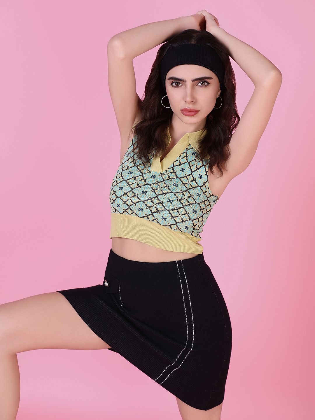 

SHOWOFF Crop Top, Green
